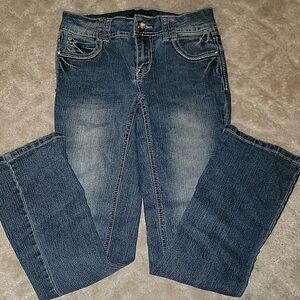 (J25) Rose & Ali Blue Boot Cut Leg Women's Jeans